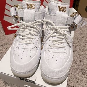 Nike Air Force 1 Mid Victor Cruz White Gold